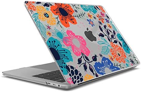 LARTEEN Mat Parlaklık Hardshell Kılıf Kapak için MacBook Pro 16 Model Numarası A2141 (Parlak Çiçek Açan Çiçekler Çiçeği)