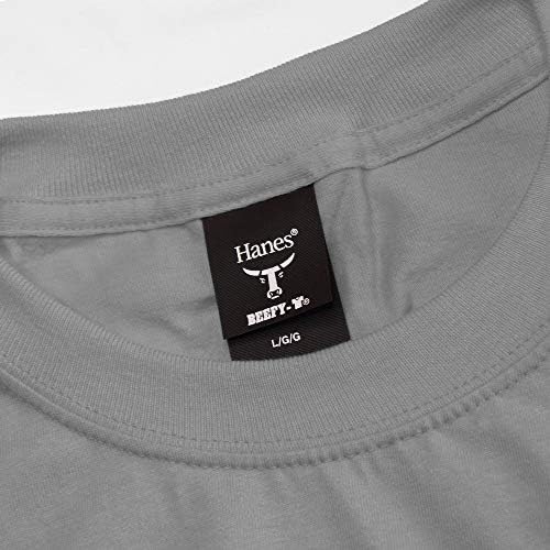 Hanes Erkek Kaslı Ağır Kısa Kollu T-Shirt (1'li Paket)