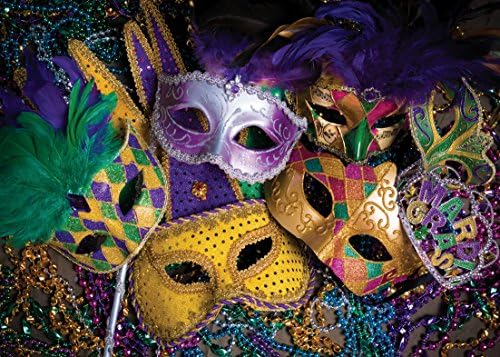 SJOLOON 8X6ft Mardi Gras Zemin Karnaval Masquerade Fotoğraf Arka Maske Renkli Zemin Parti Dekorasyon Afiş Stüdyo Sahne 11079