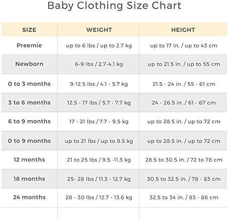 Burt's Bees Baby Baby Bodysuits, 3'lü Uzun ve Kısa Kollu Tek Parça, %100 Organik Pamuk