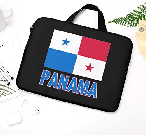 Gurur Panama - Panama Bayrağı dizüstü bilgisayar kılıfı Taşıma Çantası Tablet Bilgisayar Koruma Çantası Kolu ile 12 inç için