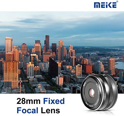 Meike 28mm f2. 8 Sabit Manuel odak lensi fit Fujifilm X Dağı Aynasız APS-C Kamera X-Pro2 X-E3 X-T1 X-T2 X-T3 X-T4 X-T10 X-T20