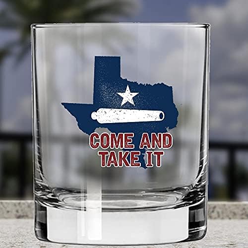 Şanslı Atış, Gel ve Al Texas State 11 oz Viski Bardağı ABD'de Üretildi