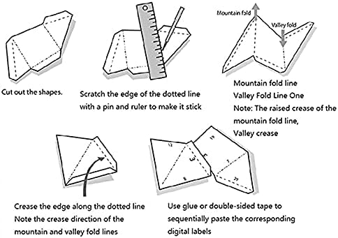 WLL-DP Yaramaz Balon Köpek DIY Origami Bulmaca Kağıt Kupa 3D Kağıt Heykel El Yapımı Oyun Kağıt Modeli Geometrik Ev Dekorasyon