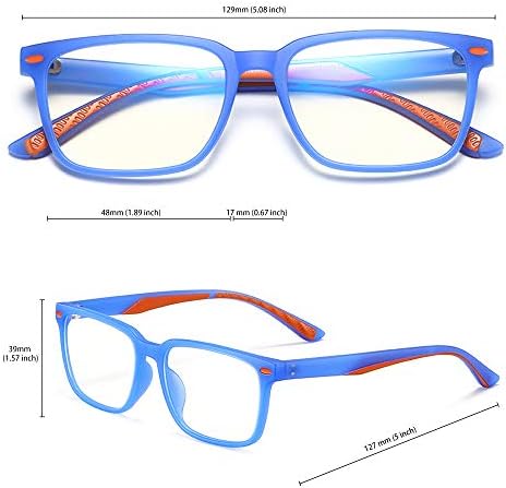 Seorsok Mavi ışık Engelleme Gözlük 7-15 Yaş Arası Çocuklar için Anti-mavi ışık gözlük TR90 Rahat Çerçeve