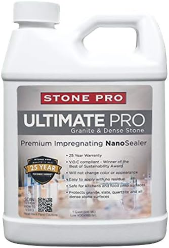 StonePro-Ultimate Pro Sızdırmazlık Maddesi (1 Quart – 32 Fl Oz) (Granit, Kayrak, Kuvarsit ve Yoğun Taş Sızdırmazlığı için)