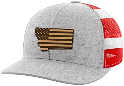 Montana Birleşik Deri Yama Şapka