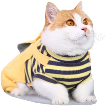 Kedi Tulum Tulum Moda Pet Giyim Rahat Yavru Kostümleri için Küçük Orta Köpekler ve Kedi Giysileri ile Cep