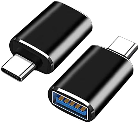USB C'den USB Adaptörüne, 2 Paket Tip C'den USB 3.0 Adaptörüne Yüksek Hızlı Veri Aktarımı OTG Adaptör MacBook Pro 2020, Pad