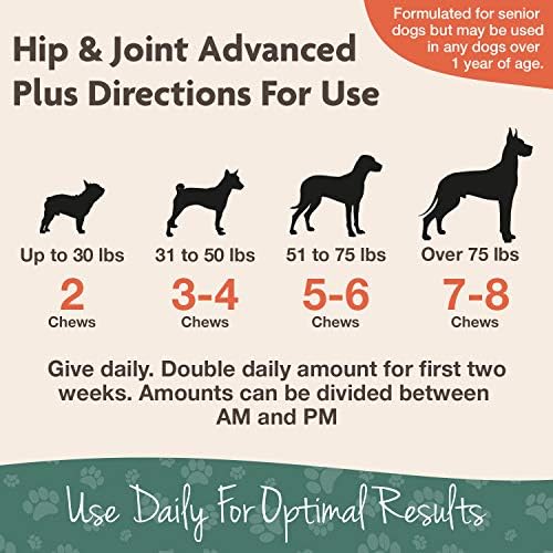 NaturVet-Kıdemli Sağlık Kalça ve Eklem Gelişmiş Artı Omegas-Evcil Hayvanınızın Sağlıklı Kalça ve Eklem Fonksiyonunu Desteklemeye