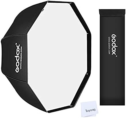 Godox Taşınabilir 120 cm / 47.2 Şemsiye Sekizgen Softbox Reflektör Stüdyo Fotoğraf Flaş Speedlight için Taşıma Çantası ile