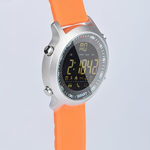 Sum Tech EX18 Spor akıllı saat Metal Gövde Tam Görünüm Aydınlık arama Smartwatch Adımsayar Kronometre sıkılaştırma bandı Su