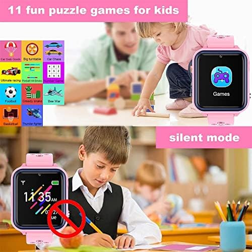 hhscute Çocuklar için akıllı saat, Çocuklar için akıllı saat 10-12 Kızlar için akıllı saat Çocuklar akıllı saat Çocuklar akıllı