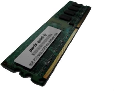 Bıostar TP45 HP Anakart DDR2 PC2-6400 800MHz DIMM ECC Olmayan RAM Yükseltme için 2GB Bellek (PARÇALAR-hızlı Marka)
