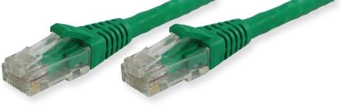 Lynn Electronics CAT6-03-GRB Önyüklemeli Ethernet Yama Kablosu, 3 Fit, Yeşil, 5'li Paket