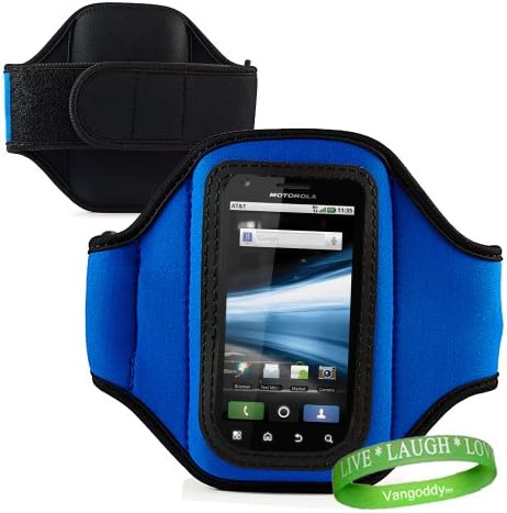 Vangoddy LG Marquee (Sprint) Android Telefon Neopren Egzersiz Kol Bandı (Mavi)