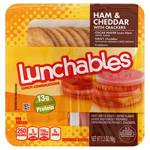 Oscar Mayer Öğle yemeği zamanı Parti Paketi - 5 Öğle Yemeği Jambon ve Kaşar Peyniri-5 Hindi ve Amerikan Peyniri Kraker İstifleyici-5