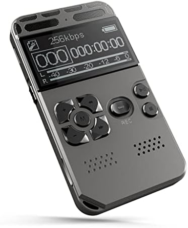 HXHLZY Ses Aktif Dijital Ses Kaydedici Mp3 Çalar Müzik Çalar Kart Tek Tuşla Kayıt Gürültü Azaltma Kulaklık (Kapasite:: 8 GB)