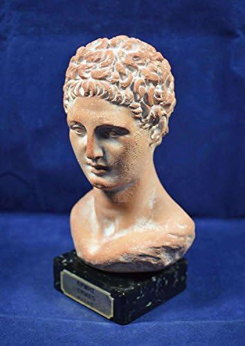 Estia Kreasyonları Hermes Heykel Büstü Antik Yunan Tanrısı Ruhların İletkeni Öbür Dünyaya Eser