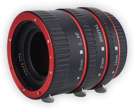 DDGD Nosıı Metal Otomatik Odaklama Makro Uzatma Adaptörü Tüp Halka Canon EOS EF Lens için Set