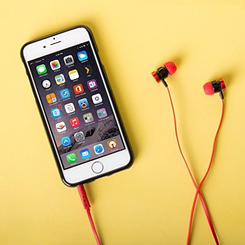 iPhone, iPad, iPod, Samsung veya herhangi bir Akıllı Telefon için Dahili Mikrofonlu ıHıp M&M Marka Stereo Kulaklık, MP3 Çalar-Mavi