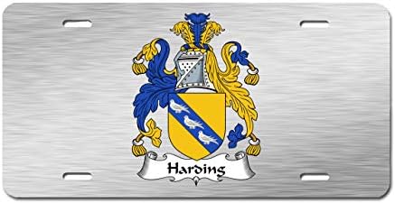 Carpe Diem Tasarımları Harding Arması/Harding Aile Arması Lisansı/Makyaj Plakası – ABD'de Üretilmiştir.