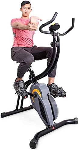 Kapalı Bisiklet Bisiklet Sabit LED Dijital Ekran ve Kalp Hızı Testi ile Ayarlanabilir Direnç Katlanır Manyetik Egzersiz BikeStep