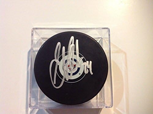 Grant Clitsome İmzalı Hokey Diski Winnipeg Jets İmzalı NHL b - İmzalı NHL Diskleri