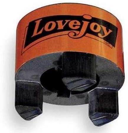 Lovejoy 68514412113 Çene Bağlantı Göbeği-Cplg Boyut: L150, Düz Çene, 1.375 inç Delikli, Kama ile Bitmiş, Demir