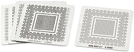 Aexıt 5 pcs 33x33mm Röleleri BGA Reball Evrensel Şablon Şablon PC Kurulu Röleleri için G96-600-A1