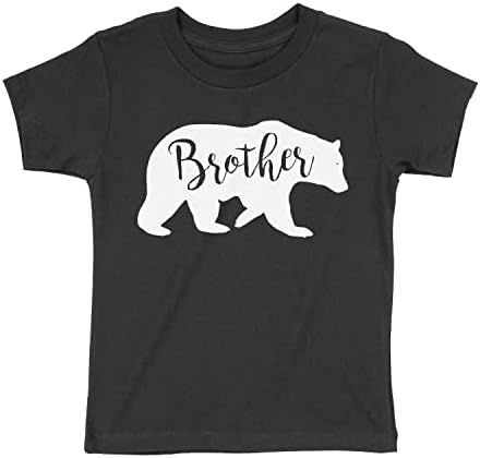 Eşleşen Ayı Aile Gömlek Seti-T-Shirt Renginizi Siyah Seçin