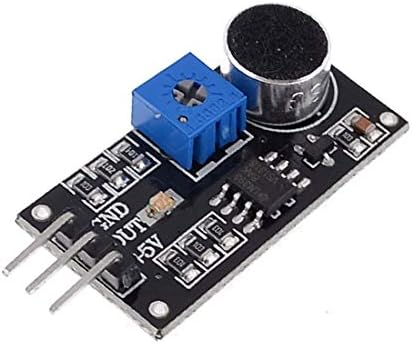 X-DREE LM393 Ses Algılama Sensörü Modülü DC4-6V Siyah (LM393 Módulo sensor de detección de sonido DC4-6V negro