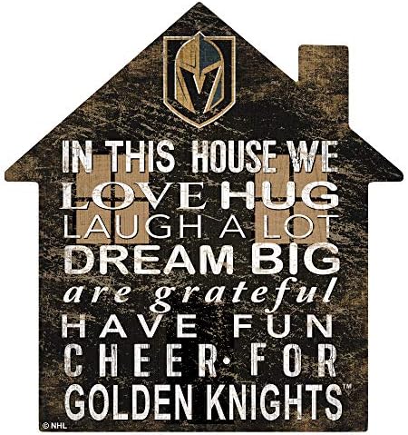 Fan Kreasyonları NHL Vegas Altın Şövalyeler Unisex Altın Şövalyeler Ev İşareti, Takım Rengi, 12 inç