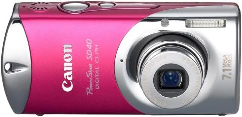 Canon PowerShot SD40 7.1 MP Dijital Elph Fotoğraf Makinesi 2,4 x Optik Zoom (Değerli Gül)