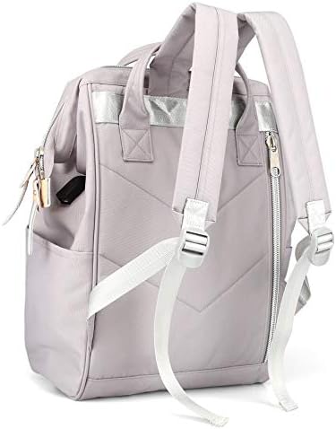 Himawari Laptop Sırt Çantası Seyahat sırt çantası USB Şarj Portu İle Büyük Bebek Bezi Çantası Doktor Çantası Okul sırt çantası