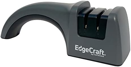 EdgeCraft E442 20 Derece Tırtıklı ve Düz Bıçaklar için Manuel Bıçak Bileyiciler Elmas Aşındırıcılar Geniş Yuvalar, 2 Kademeli,