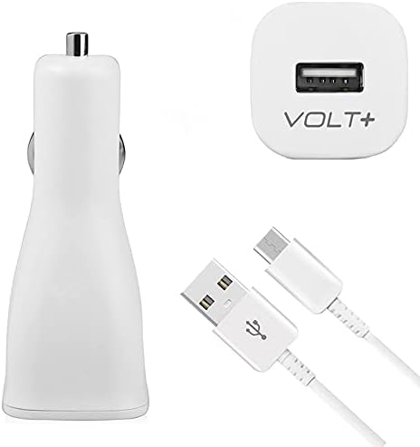 VOLT PLUS TECH Adaptif Hızlı Şarj Araç kiti, USB Tip-C Kablo ile ARCHOS Diamond Omega için Çalışır ve %87'ye Kadar Daha Hızlıdır