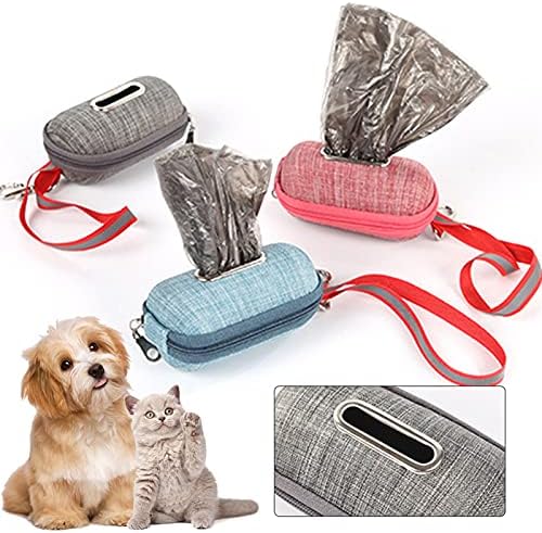 KWOPA Taşınabilir Pet Köpek Poop Çanta Dağıtıcı Pick-Up Çanta Tutucu ıle Halat Temizleme Atık Çöp Kutusu WFTHOD