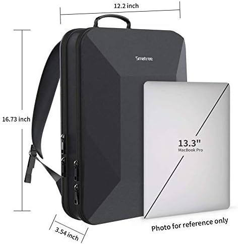 Smatree 15.6-16 inç Laptop Sırt Çantası, Sert Su Geçirmez Sırt Çantası için Kadar 16 inç Macbook Pro 2021, HP Pavilion 15,