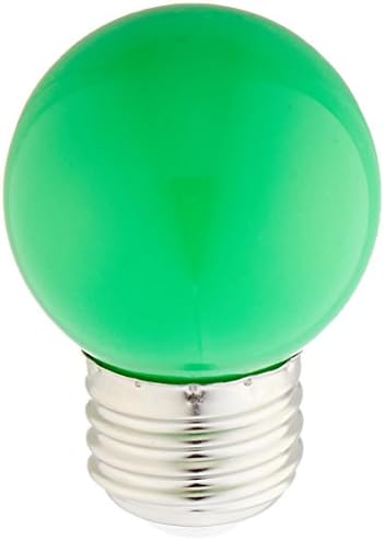Bulbrite LED Renkleri G14 Kısılabilir Olmayan Orta Vidalı Taban (E26) Ampul 15 Watt Eşdeğer Yeşil 1'li Paket
