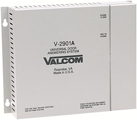 Kapı Kilitlerini Etkinleştiren Valcom V-2901A Geliştirilmiş Tek Kapılı Telesekreter, Beyaz