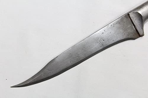Rajasthan Taşlar El Işi Hançer Bıçak yontulmuş çelik kolu 11 inç A 77
