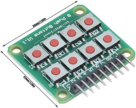 Tuş Takımı Modülleri, Tek Çipli Mikrobilgisayar için İyi Eşleşme 8 Düğmeli Bağımsız Düğme Modülü