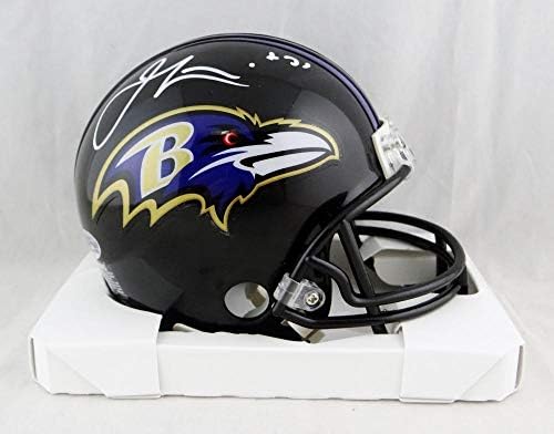 Jamal Lewis İmzalı Baltimore Ravens Mini Kask - Beckett W Auth Beyaz