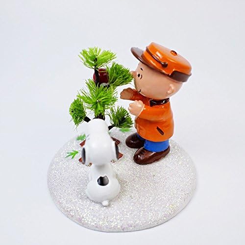 Bölüm 56 Fıstık Charlie Brown & Snoopy Mükemmel Ağaç Heykelcik / El Yapımı ve El Boyaması