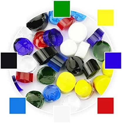 2 Paket 7-Ons Cam COE 90 Millefiori Eriyebilir Cam Malzemeleri Çeşitli Renkler Paketi için Noel Sanat El Sanatları