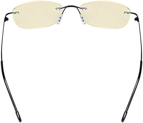 CessBlu Bayanlar Mavi ışık Engelleme Gözlük Parlama Önleyici UV Sarı Filtre Gözlük Kadınlar ıçin Okuma Ekranı Çerçevesiz