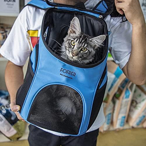 Köpek Taşıyıcı Sırt Çantaları için Küçük Köpekler, Kedi Sırt Çantası ile Nefes Örgü Havalandırmalı Tasarım, Pet Taşıyıcı için