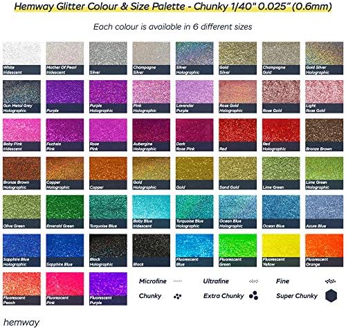 Hemway Glitter Tüp 12.8 g / 0.45 oz Premium Glitter Cadılar Bayramı Süslemeleri Kostümleri için Korkunç Makyaj Yüz Vücut Göz