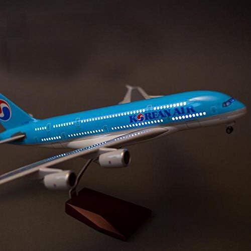 47 cm 1/150 Ölçekli Uçak Modeli Kore Airways Boeing B747 Uçak ile hafif Tekerlek Reçine Uçak Modeli toplamak için doğum günü